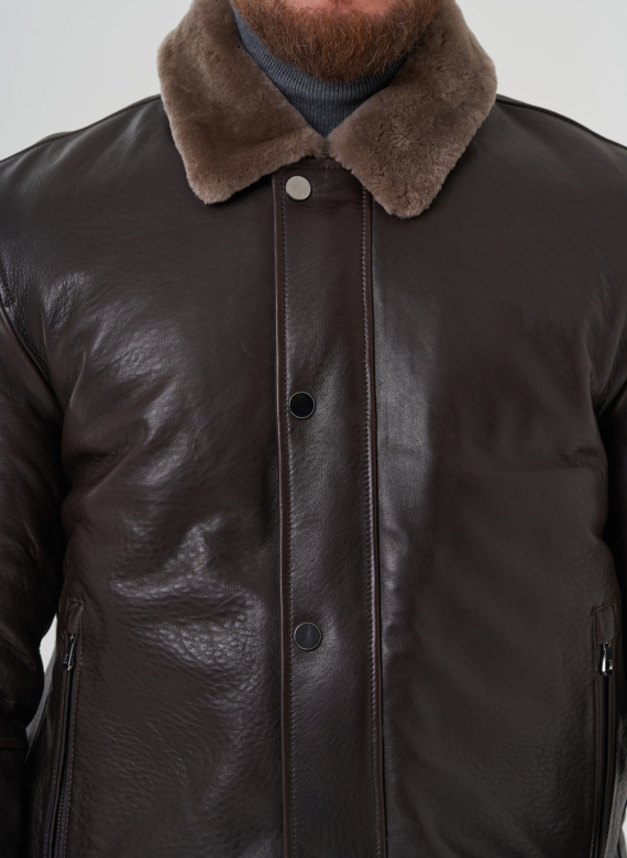 Мужская дубленка 