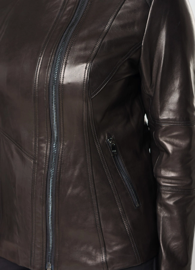 Куртка из натуральной кожи модель № 18228 универмаг малина