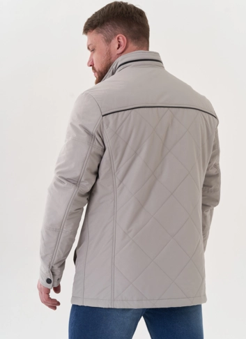 Мужская куртка серого цвета