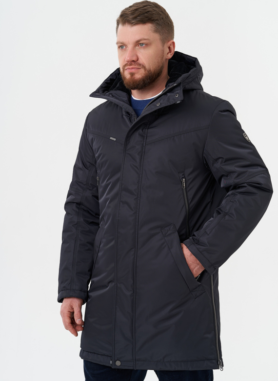 Мужской пуховик с капюшоном