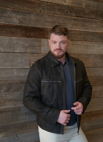 Мужская куртка из натуральной кожи 